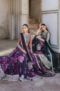Iznik | Exclusive Formals | UE-321 Printed Chiffon - House Of Hania