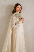 Iznik | Exclusive Formals | UE-391 Embroidered Chiffon - House Of Hania