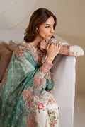 Iznik | Exclusive Formals | UE-411 Printed Silk - House Of Hania
