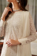Iznik | Exclusive Formals | UE-532 Embroidered Chiffon - House Of Hania