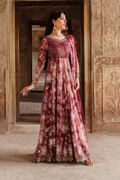 Iznik | Exclusive Formals | UE-533 Printed Chiffon - House Of Hania