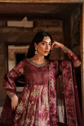 Iznik | Exclusive Formals | UE-533 Printed Chiffon - House Of Hania