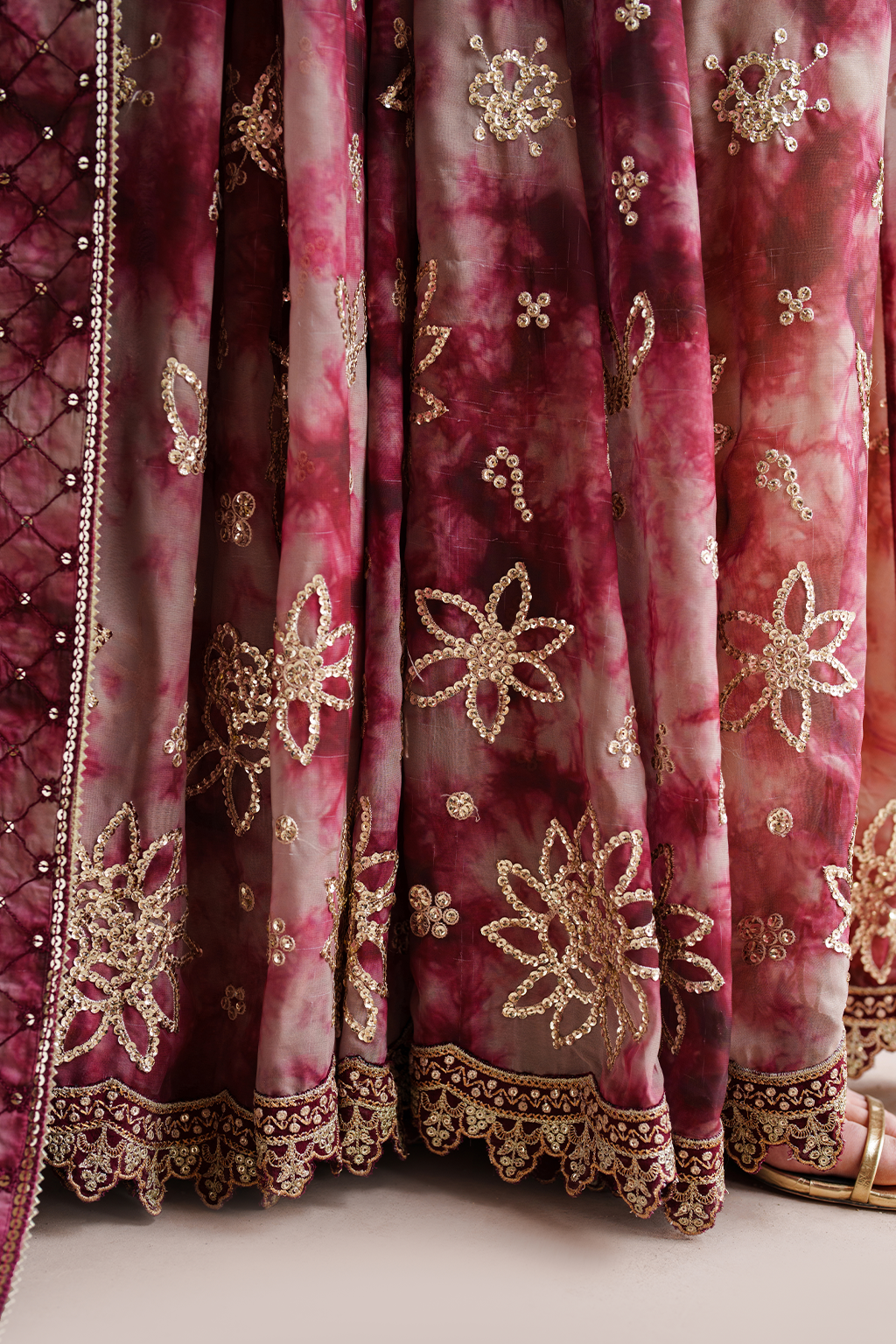 Iznik | Exclusive Formals | UE-533 Printed Chiffon - House Of Hania