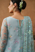 Iznik | Exclusive Formals | UE-535 Embroidered Net - House Of Hania