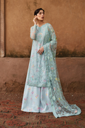 Iznik | Exclusive Formals | UE-535 Embroidered Net - House Of Hania