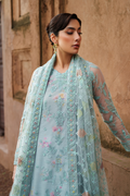 Iznik | Exclusive Formals | UE-535 Embroidered Net - House Of Hania