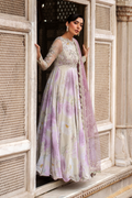 Iznik | Exclusive Formals | UE-546 Embroidered Chiffon - House Of Hania