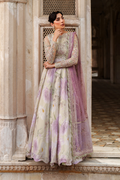 Iznik | Exclusive Formals | UE-546 Embroidered Chiffon - House Of Hania