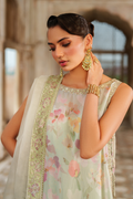 Iznik | Exclusive Formals | UE-549  Printed Chiffon - House Of Hania