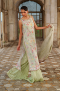 Iznik | Exclusive Formals | UE-549  Printed Chiffon - House Of Hania