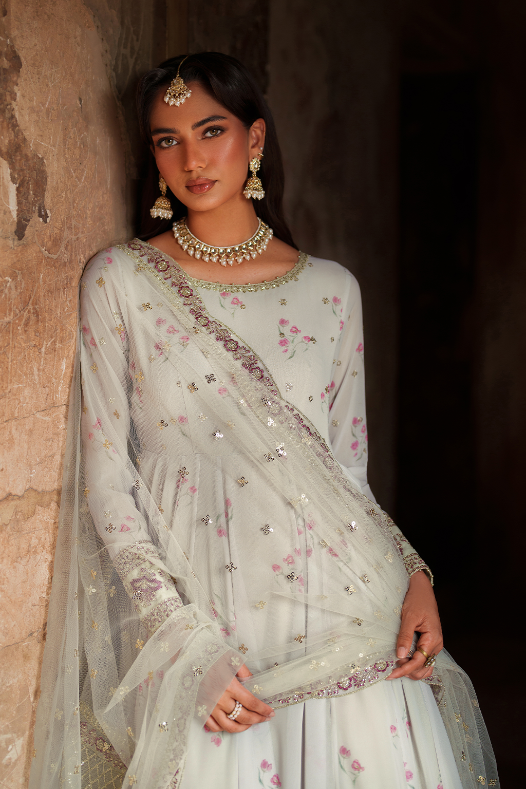 Iznik | Exclusive Formals | UE-551  Printed Chiffon - House Of Hania