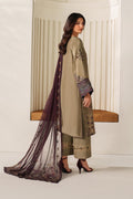 Iznik | Exclusive Formals | UE-614 Embroidered Ramen Silk - House Of Hania
