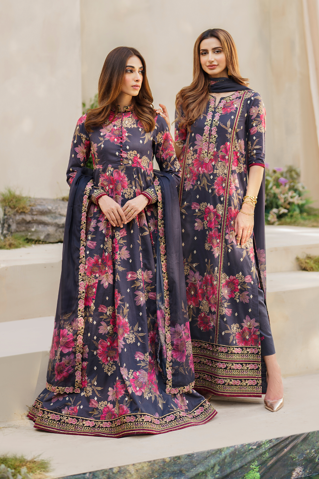 Iznik | Exclusive Lawn | SFL-12 EMBROIDERED LAWN - House Of Hania