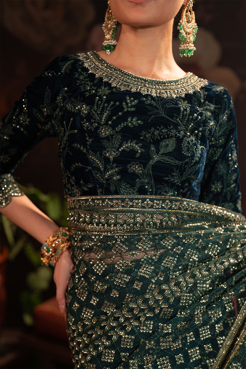 Iznik | Exclusive Velvet | IV-46 - House Of Hania