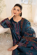 Iznik | Festive Formal | UE-379 Embroidered Pure silk - House Of Hania