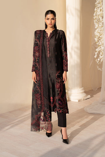 Iznik | Festive Formal | UE-434 Embroidered Pure silk - House Of Hania