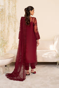 Iznik | Festive Formal | UE-438 Embroidered Pure Organza - House Of Hania