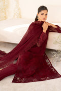 Iznik | Festive Formal | UE-438 Embroidered Pure Organza - House Of Hania