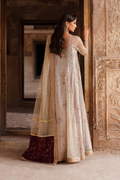 Iznik | Festive Formal | UE-548 Embroidered Net - House Of Hania