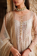 Iznik | Festive Formal | UE-548 Embroidered Net - House Of Hania