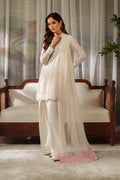 Iznik | Festive Formals | UE-532 Embroidered Chiffon - House Of Hania