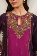 Iznik | Festive Formals | UE-611 Embroidered Ramen Silk - House Of Hania