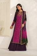 Iznik | Festive Formals | UE-611 Embroidered Ramen Silk - House Of Hania