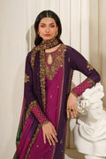 Iznik | Festive Formals | UE-611 Embroidered Ramen Silk - House Of Hania