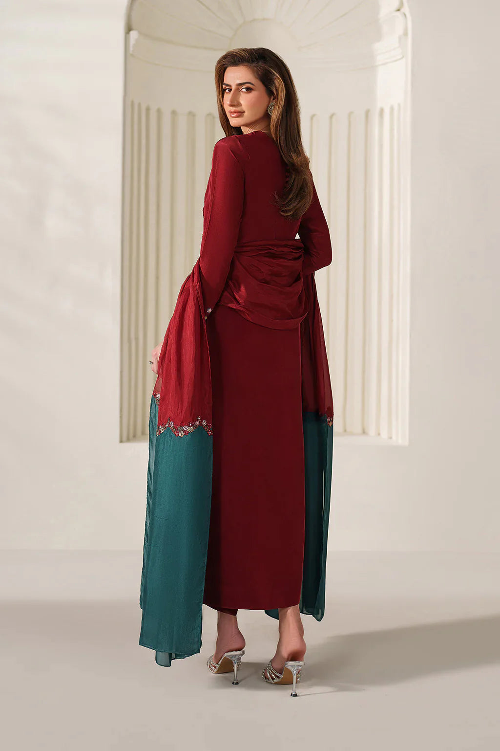Iznik | Festive Formals | UE-612 Ramen Silk - House Of Hania
