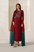 Iznik | Festive Formals | UE-612 Ramen Silk - House Of Hania