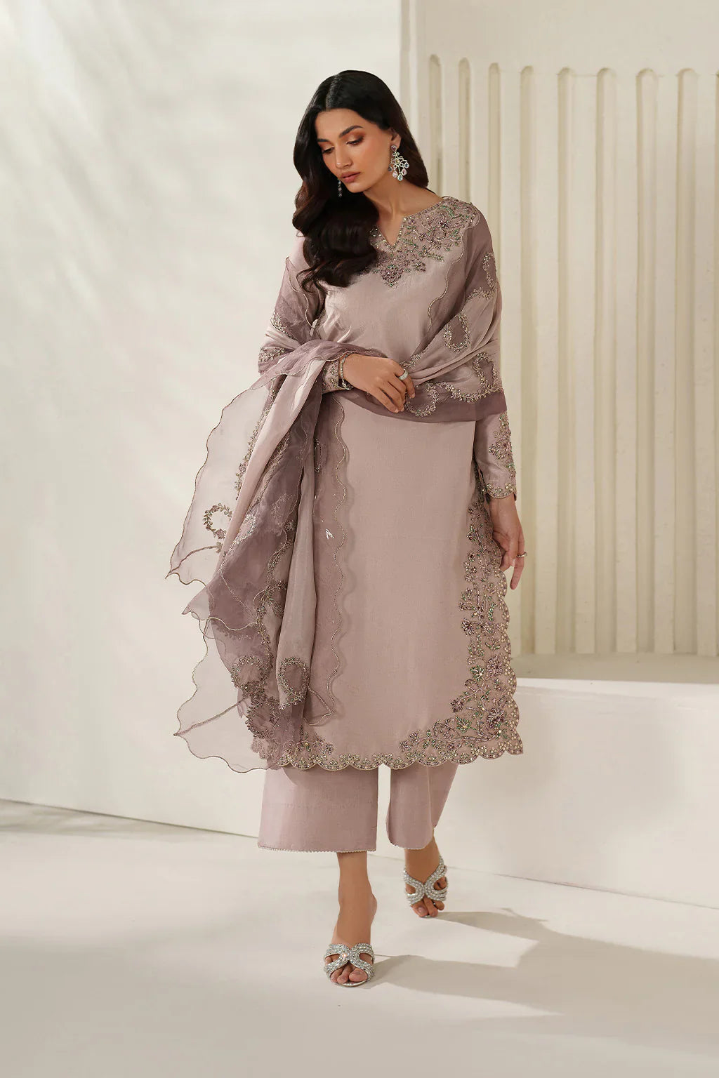 Iznik | Festive Formals | UE-613 Ramen Silk - House Of Hania