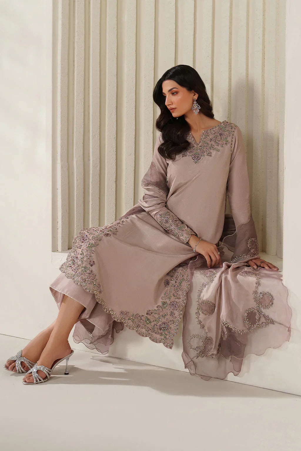 Iznik | Festive Formals | UE-613 Ramen Silk - House Of Hania