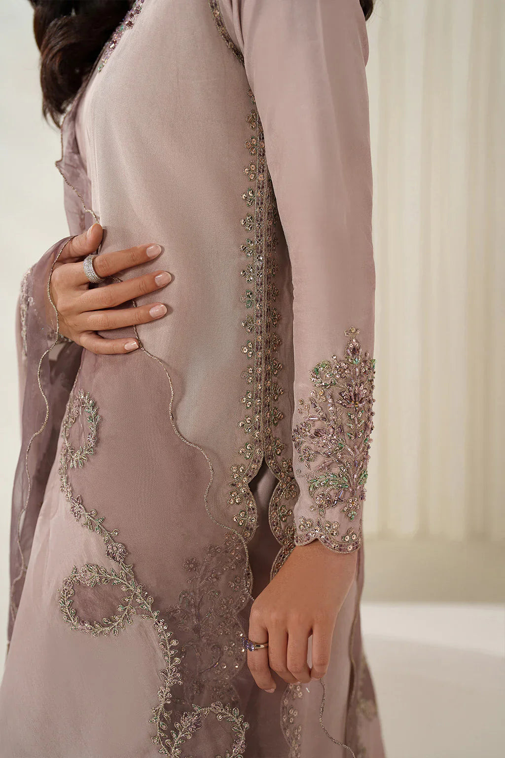 Iznik | Festive Formals | UE-613 Ramen Silk - House Of Hania