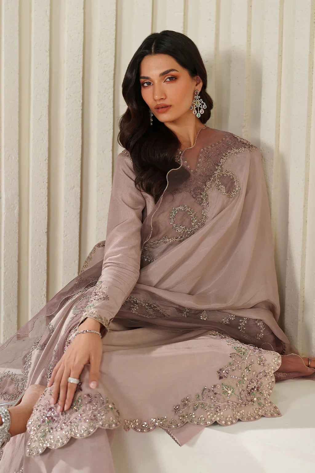 Iznik | Festive Formals | UE-613 Ramen Silk - House Of Hania