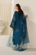 Iznik | Festive Formals | UE-616 Embroidered Ramen Silk - House Of Hania