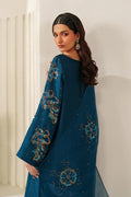 Iznik | Festive Formals | UE-616 Embroidered Ramen Silk - House Of Hania