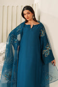 Iznik | Festive Formals | UE-616 Embroidered Ramen Silk - House Of Hania