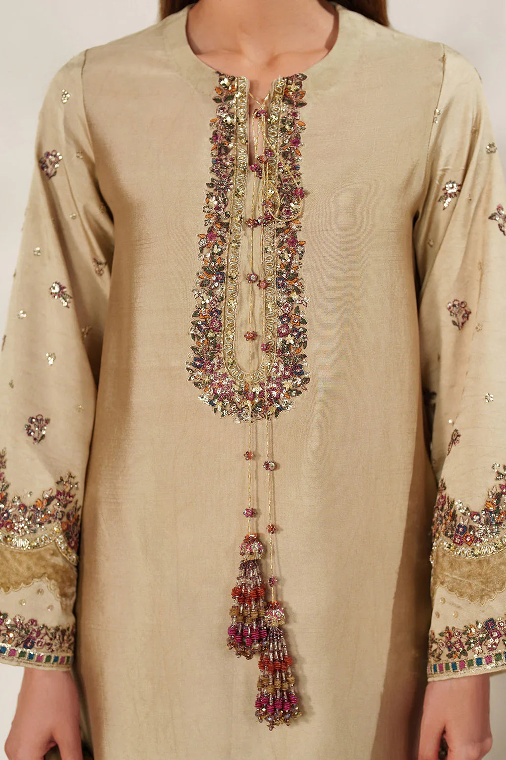Iznik | Festive Formals | UE-617 Sheesha Silk - House Of Hania