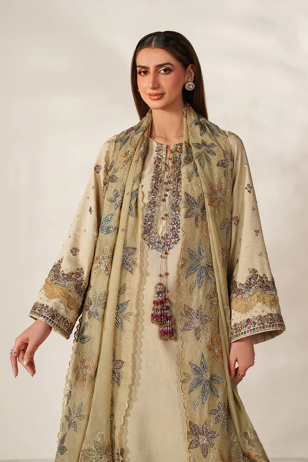 Iznik | Festive Formals | UE-617 Sheesha Silk - House Of Hania