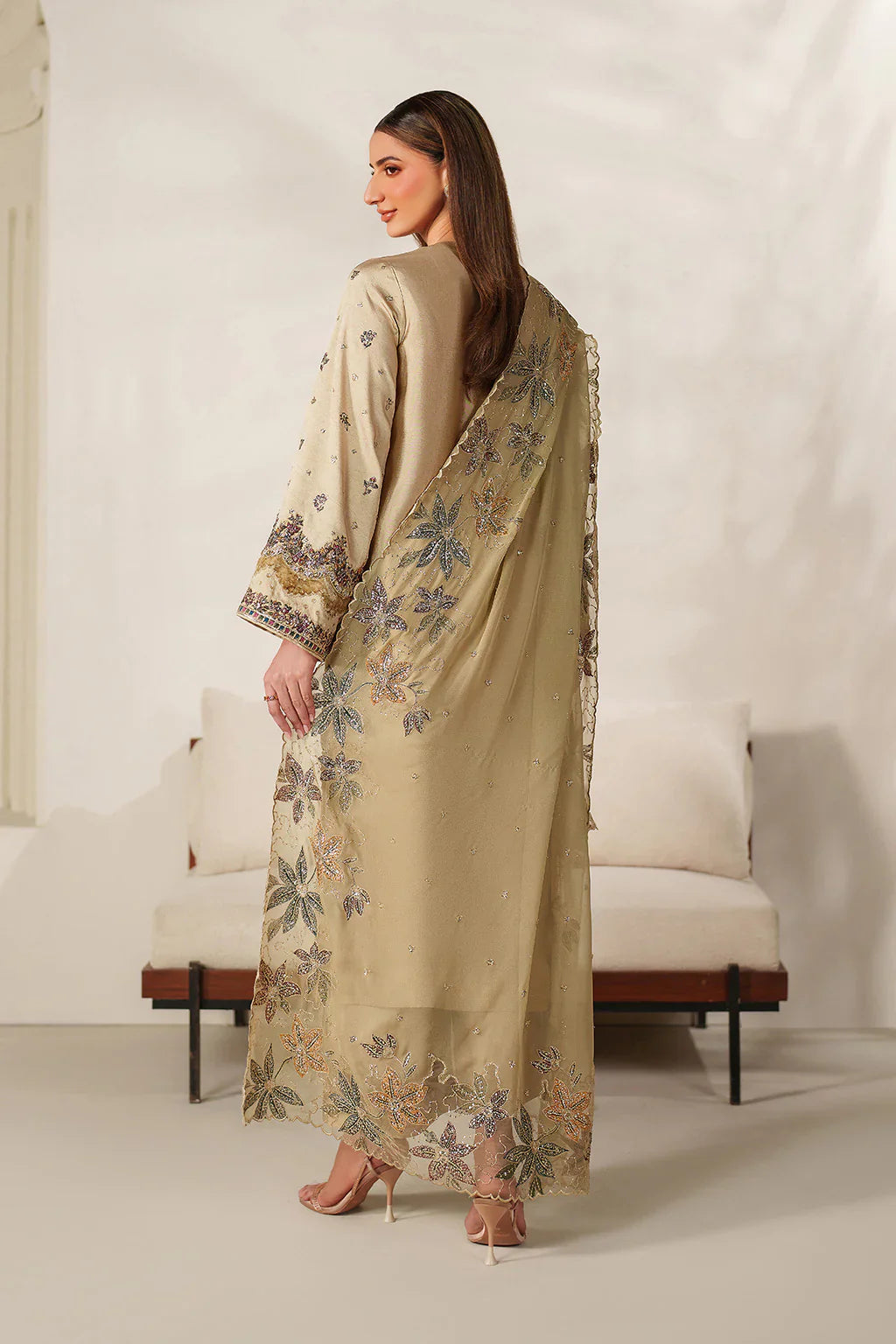 Iznik | Festive Formals | UE-617 Sheesha Silk - House Of Hania