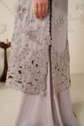 Iznik | Festive Formals | UE-618 Embroidered Chiffon - House Of Hania