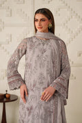 Iznik | Festive Formals | UE-618 Embroidered Chiffon - House Of Hania