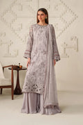 Iznik | Festive Formals | UE-618 Embroidered Chiffon - House Of Hania
