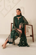 Iznik | Festive Formals | UE-619 Embroidered Chiffon - House Of Hania