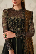 Iznik | Festive Formals | UE-621 Embroidered Chiffon - House Of Hania