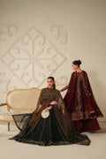 Iznik | Festive Formals | UE-621 Embroidered Chiffon - House Of Hania