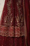 Iznik | Festive Formals | UE-622 Embroidered Chiffon - House Of Hania