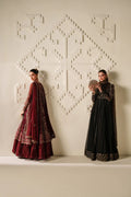Iznik | Festive Formals | UE-622 Embroidered Chiffon - House Of Hania