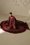 Iznik | Festive Formals | UE-622 Embroidered Chiffon - House Of Hania