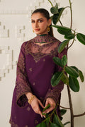 Iznik | Festive Formals | UE-624 Embroidered Chiffon - House Of Hania